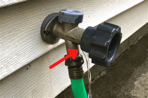 outdoor faucet leaking from anti siphon valve|How to Fix a Leak Behind the Handle of an Outdoor。